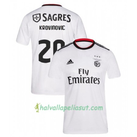 Jalkapallo Pelipaidat Benfica Filip Krovinovic 20 Vieraspaita 2018-2019 Lyhythihainen